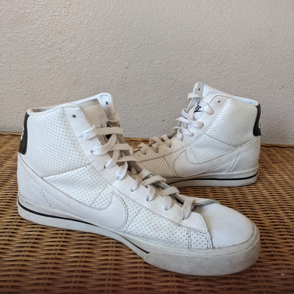 classic white nike high tops